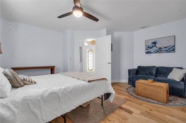 Bedroom, Interior, Wood Texture Flooring