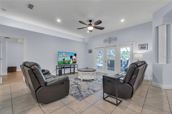 Interior, Living room, Recessed Lighting
