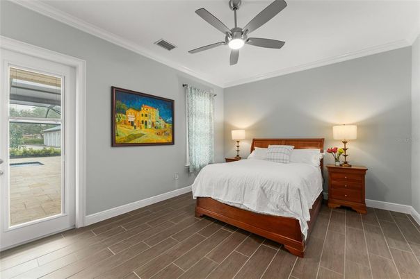Bedroom, Interior, Wood Texture Flooring