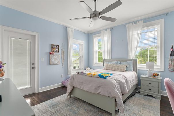 Bedroom, Interior, Wood Texture Flooring