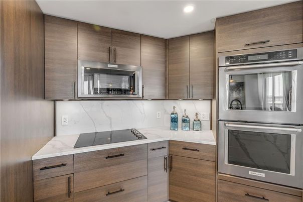 Interior, Kitchen, Recessed Lighting, Stainless Steel Appliances
