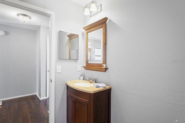 Bathroom, Interior, Wood Texture Flooring