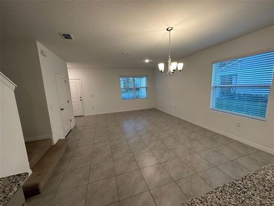 Chandelier, Empty room, Interior, Recessed Lighting