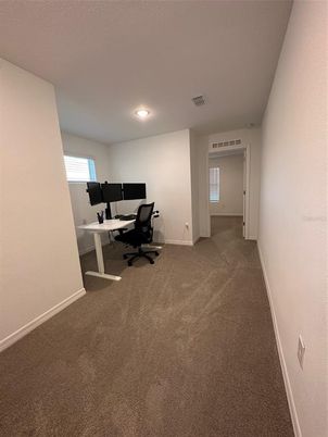 Home Office, Interior, Recessed Lighting