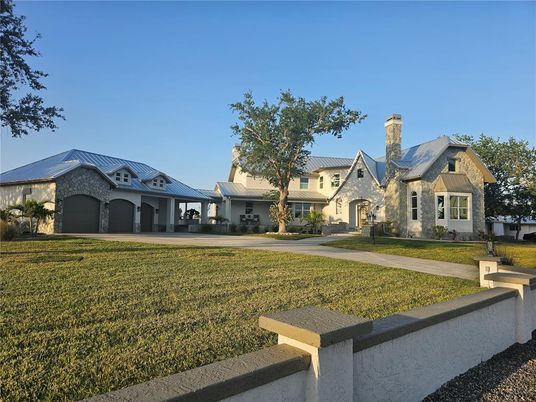 Attached, Backyard, Exterior, Facade, Solar Panels, French Provincial