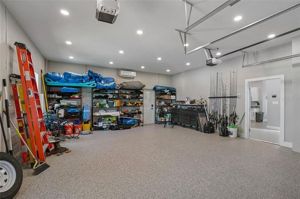 Garage, Interior, Recessed Lighting