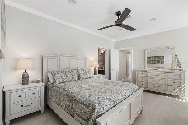 Bedroom, Interior, Recessed Lighting