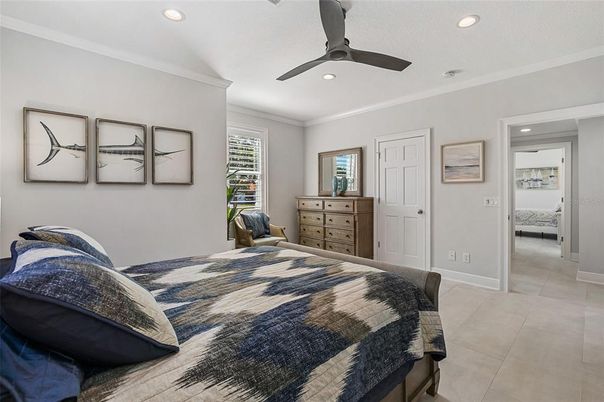 Bedroom, Interior, Recessed Lighting