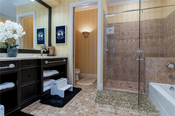Bathroom, Glass Shower, Interior