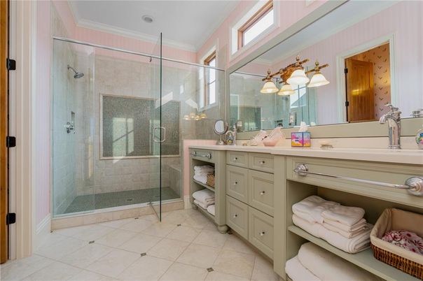 Bathroom, Glass Shower, Interior