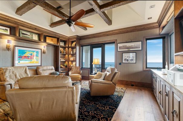 Interior, Living room, Water, Wooden Beams, Wood Texture Flooring