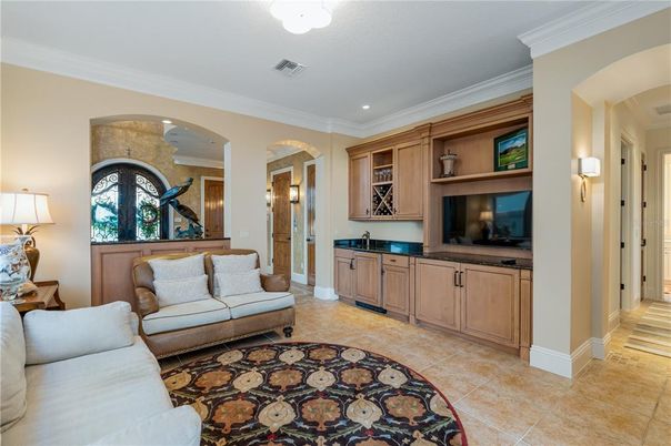 Interior, Living room, Recessed Lighting