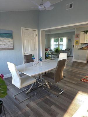 Dining room, Interior, Wood Texture Flooring
