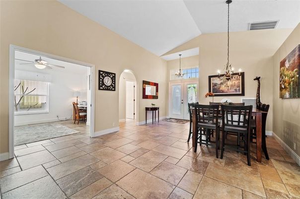 Dining room, Interior, Pendant Lights