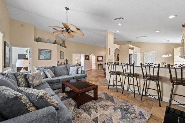 Interior, Kitchen, Living room, Pendant Lights, Recessed Lighting