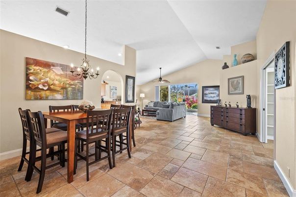 Chandelier, Dining room, Interior, Living room, Recessed Lighting