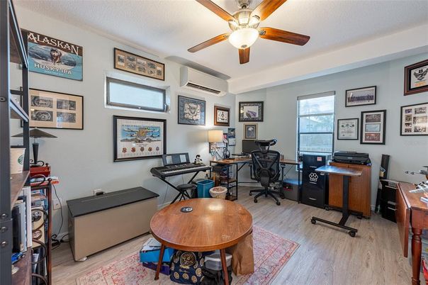 Home Office, Interior, Piano, Wood Texture Flooring