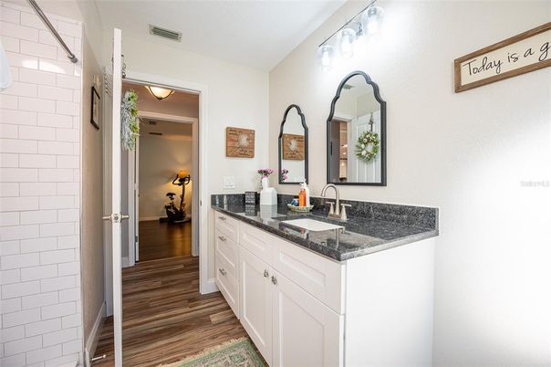 Bathroom, Interior, Wood Texture Flooring