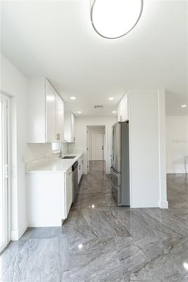Interior, Kitchen, Marble, Recessed Lighting