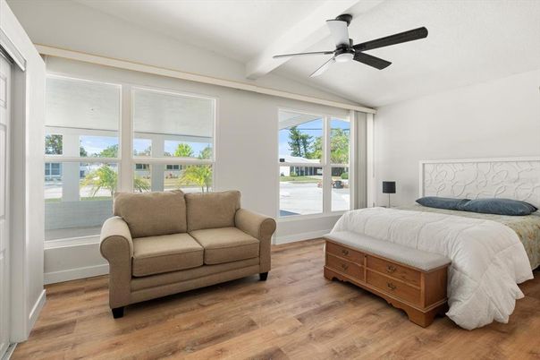 Bedroom, Interior, Wood Texture Flooring