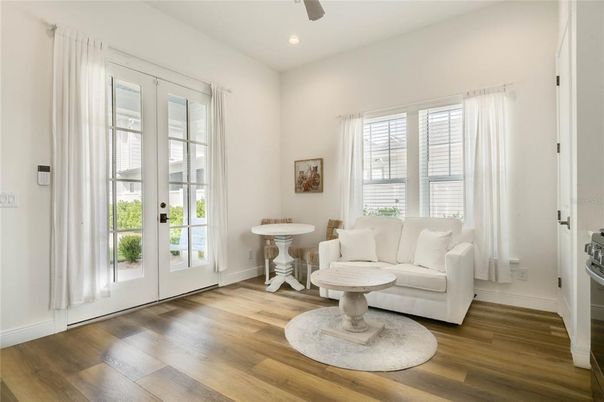 Interior, Recessed Lighting, Wood Texture Flooring