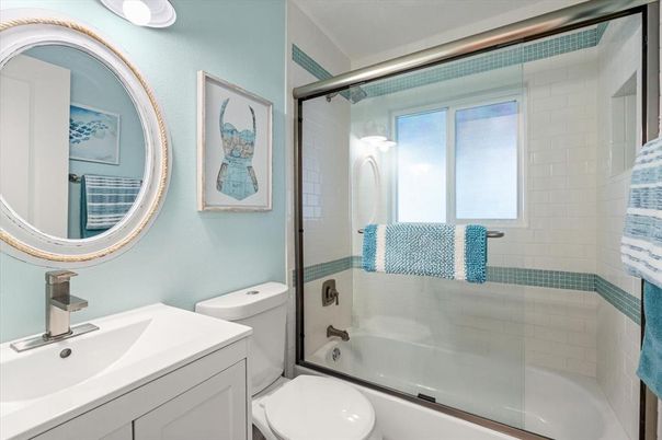 Bathroom, Glass Shower, Interior