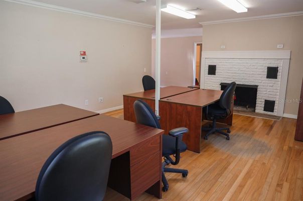 Home Office, Interior, Wood Texture Flooring