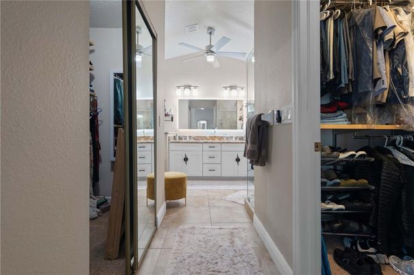 Bathroom, Dual Sink Vanities, Interior, Walk-in Closets
