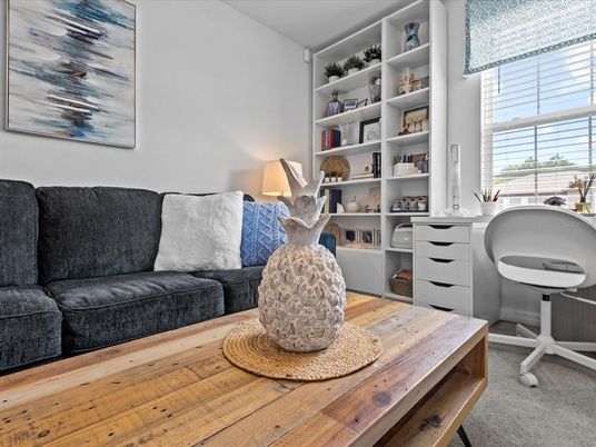 Home Office, Interior, Wood Texture Flooring