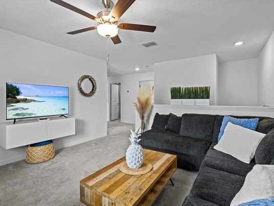 Interior, Living room, Recessed Lighting