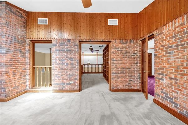 Empty room, Interior, Stone Walls, Wooden Walls