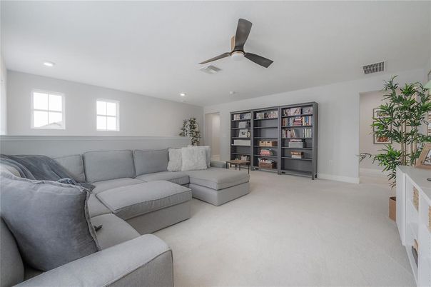 Interior, Living room, Recessed Lighting