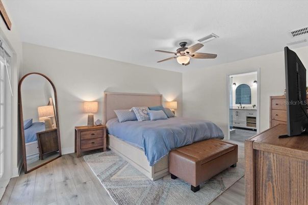 Bedroom, Interior, Wood Texture Flooring
