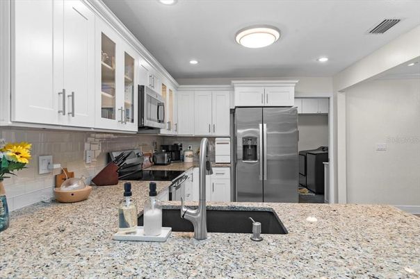 Interior, Kitchen, Recessed Lighting, Stainless Steel Appliances