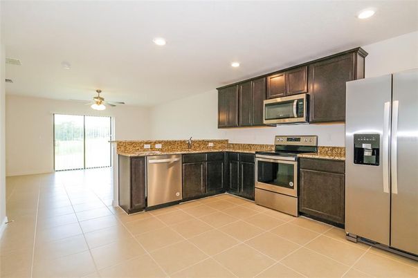 Interior, Kitchen, Recessed Lighting, Stainless Steel Appliances