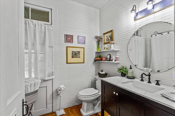 Bathroom, Interior, Wood Texture Flooring
