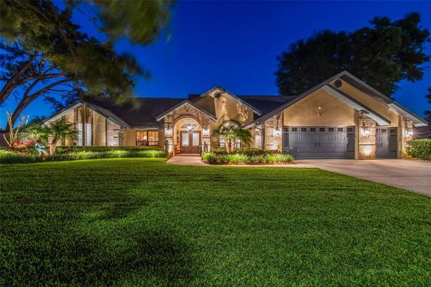 Attached, Backyard, Exterior, Facade, Brick Traditional