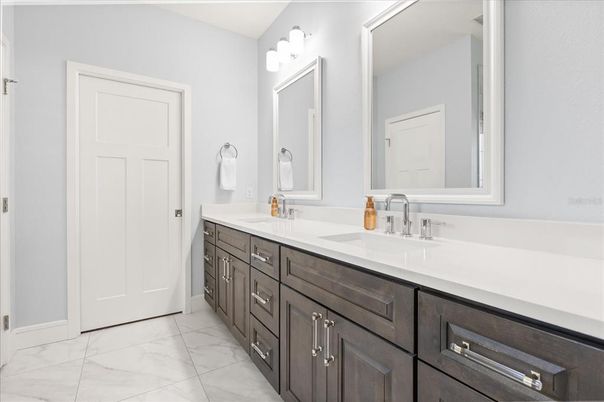 Bathroom, Dual Sink Vanities, Interior, Marble
