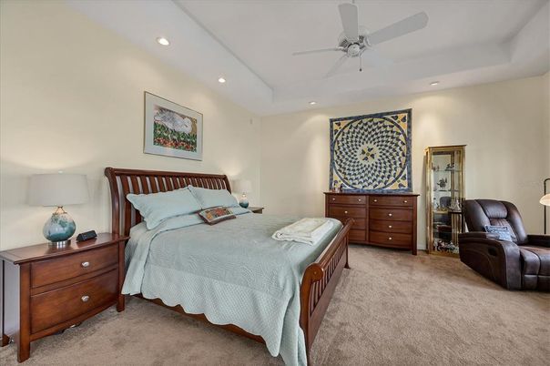 Bedroom, Interior, Recessed Lighting