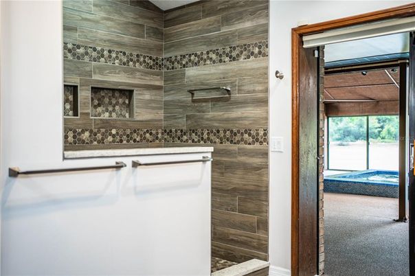 Bathroom, Interior, Wooden Walls