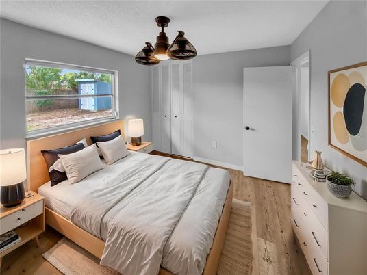 Bedroom, Interior, Wood Texture Flooring