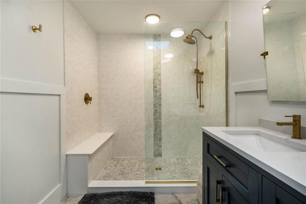 Bathroom, Glass Shower, Interior