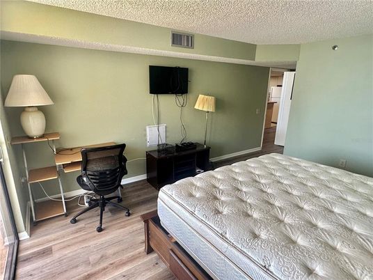 Bedroom, Home Office, Interior, Wood Texture Flooring