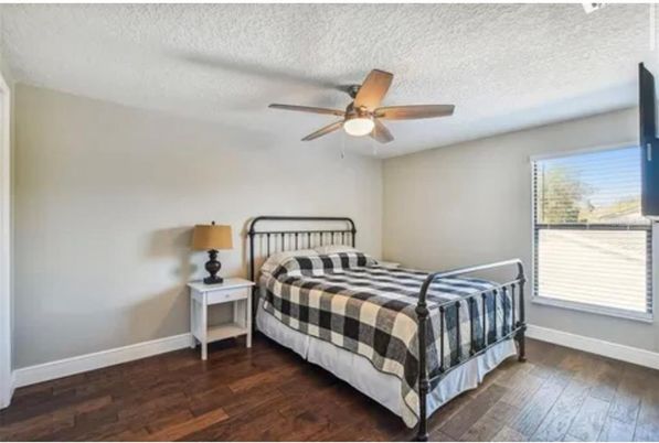 Bedroom, Interior, Wood Texture Flooring
