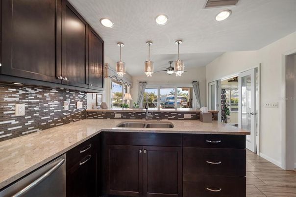 Interior, Kitchen, Pendant Lights, Recessed Lighting