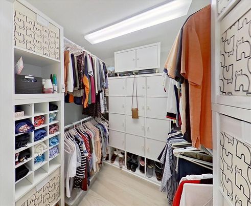 Interior, Walk-in Closets, Wood Texture Flooring