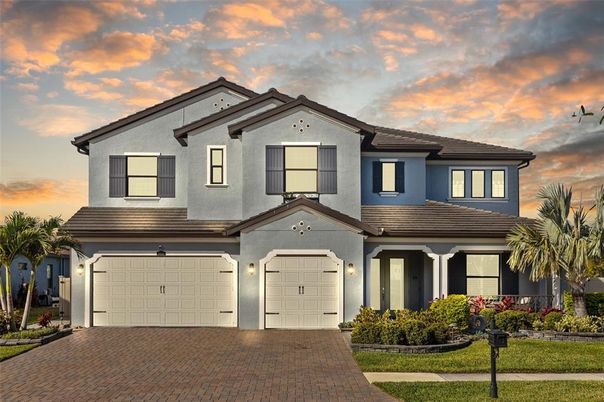 Attached, Exterior, Facade, Mediterranean