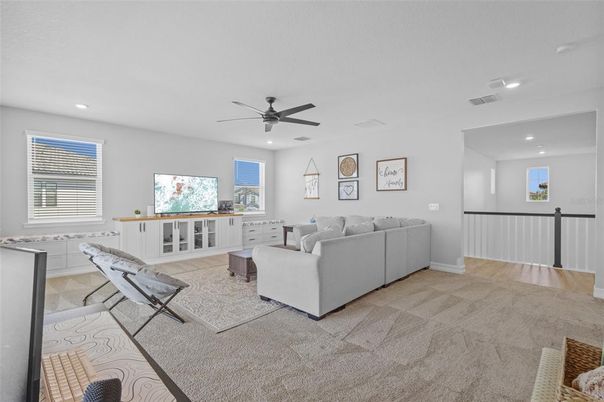 Interior, Living room, Recessed Lighting