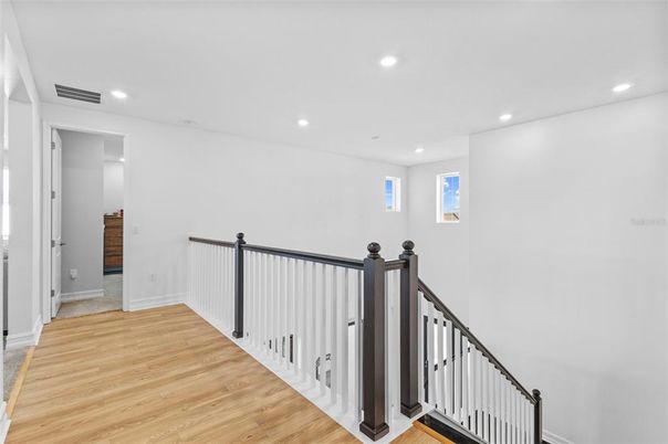 Interior, Recessed Lighting, Wood Texture Flooring