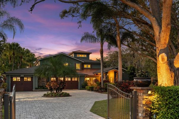 Attached, Backyard, Exterior, Facade, Mediterranean